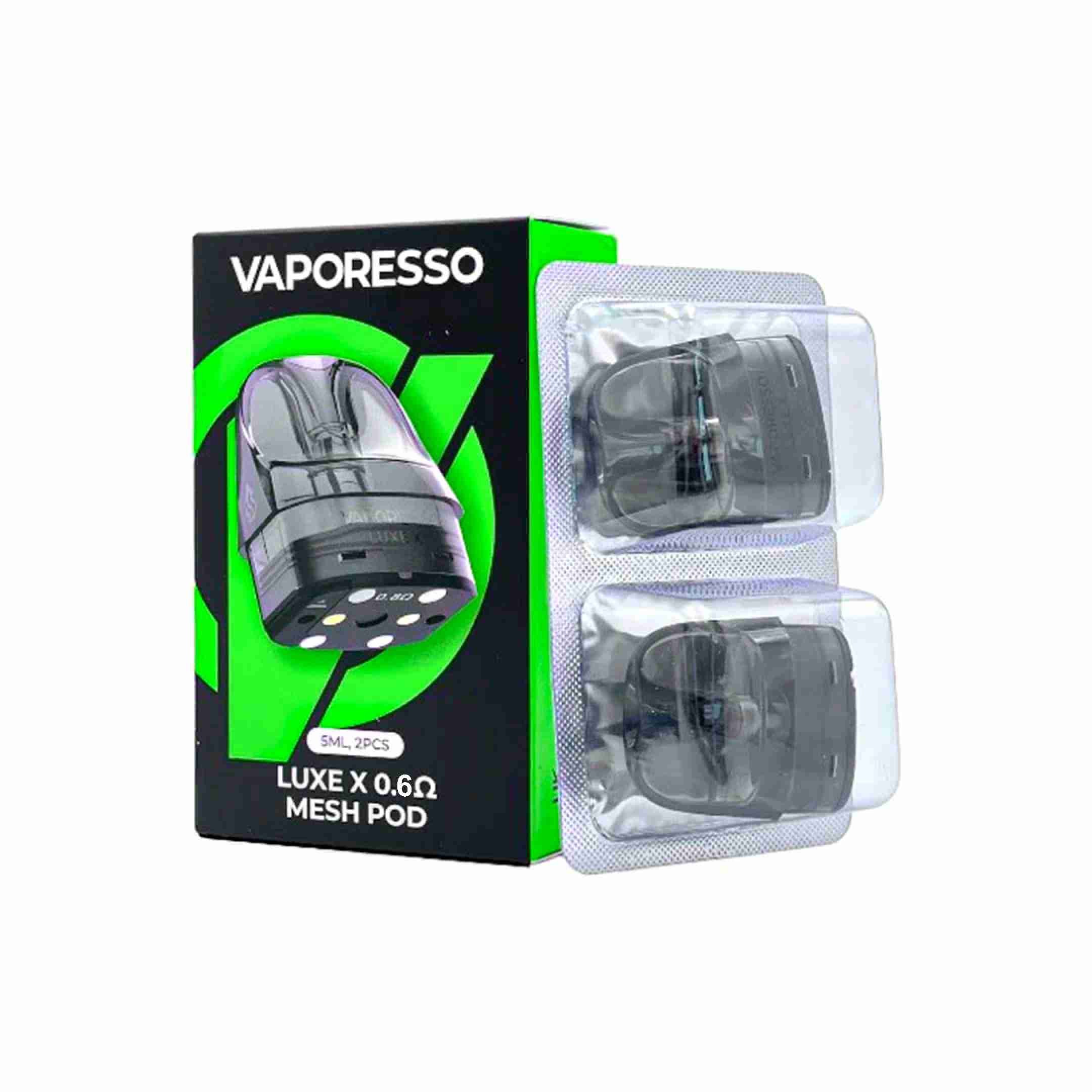 LUXE X 0.6Ω MESH POD (5ml) Black — (set 2 buc)